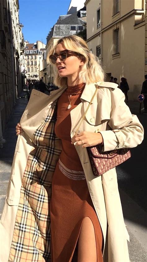 Burberry vintage look